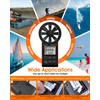 Wind Speed Anemometer Bluetooth, WapoRich Handheld Wind Gauge Measures Atmospheric