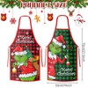 Hpbaggy Christmas Aprons, Pack of 2 Grinch Christmas Aprons, Decorative