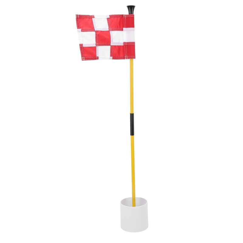 Golf Pin Flag Hole Cup Set for Mini Putting Green