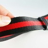 Masakazu 45-75898-4 Lunch Belt, L/B, Black x Red