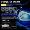 MHK Lighting Ultra LED Bulbs Pair for Polaris RANGER 800