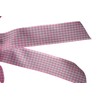 Pink and White Gingham Wired Wreath Bow (12, Large)