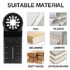 20Pcs Oscillating Saw Blades, Multi Tool Blades, Wood Oscillating Multitool