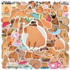60 count Capybara Stickers Vinyl Aesthetic Cute Cartoon Decals Stickers