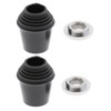 2pcs/set Threaded Bass Drum Spur/Floor Tom Leg Tips Rubber Feet