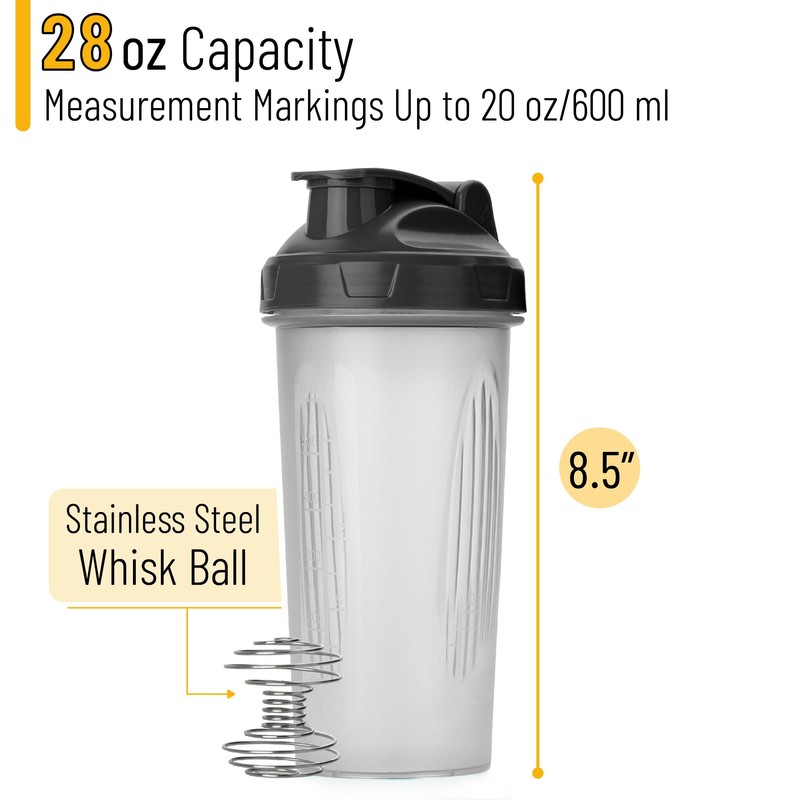 Mr. Pen- Shaker Bottles for Protein Mixes, 28 oz, Protein