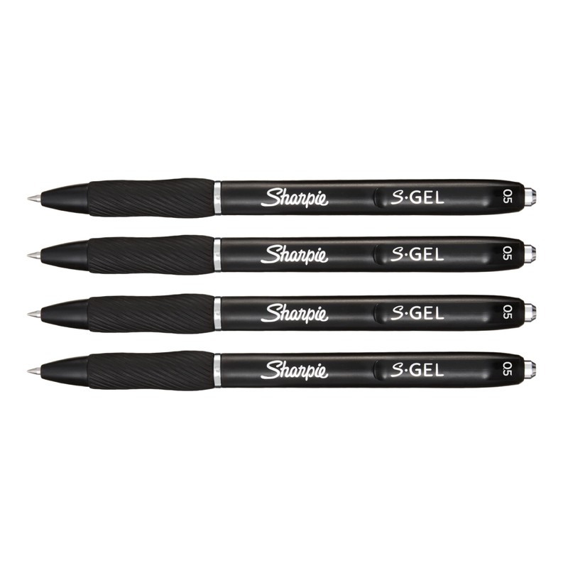 Sharpie S-Gel Pens | Fine Point 0.5mm | Black Ink