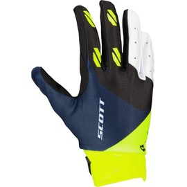 Scott Evo Race MX Motocross DH Cycling Gloves Blue/Yellow 2025: Size: L (10)