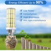 RIUVAO E12 LED Bulb, 20W 6pcs LED Corn Light Bulb