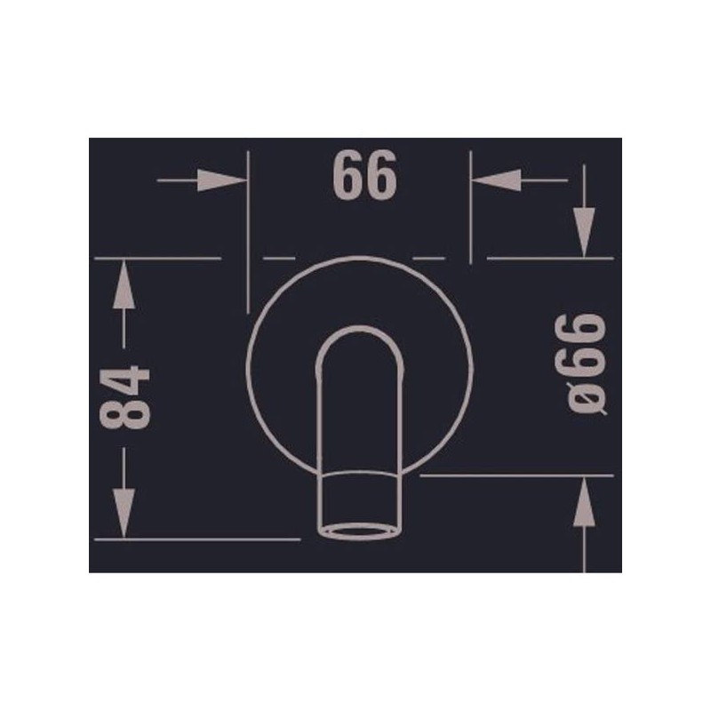 Duravit No.1 Bath Filler with Round Wall Cover, Bath Inlet,