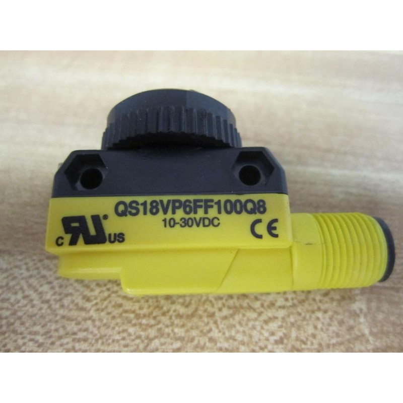 BANNER ENGINEERING - QS18VP6FF100Q8 - PHOTOELECTRIC Sensor,100MM, PNP