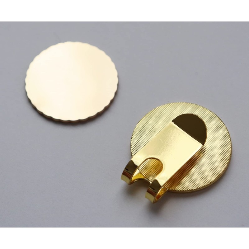 Chrysanthemum Crest Golf Marker Hat Clip Magnetic Attachment Ball Marker