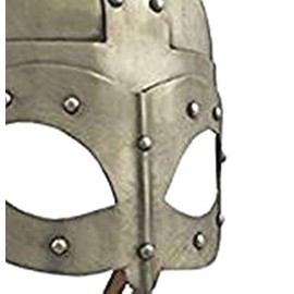 THOR INSTRUMENTS Medieval Viking Mask Deluxe Helmet With Liner & Chin Strap For Man-Reproduction