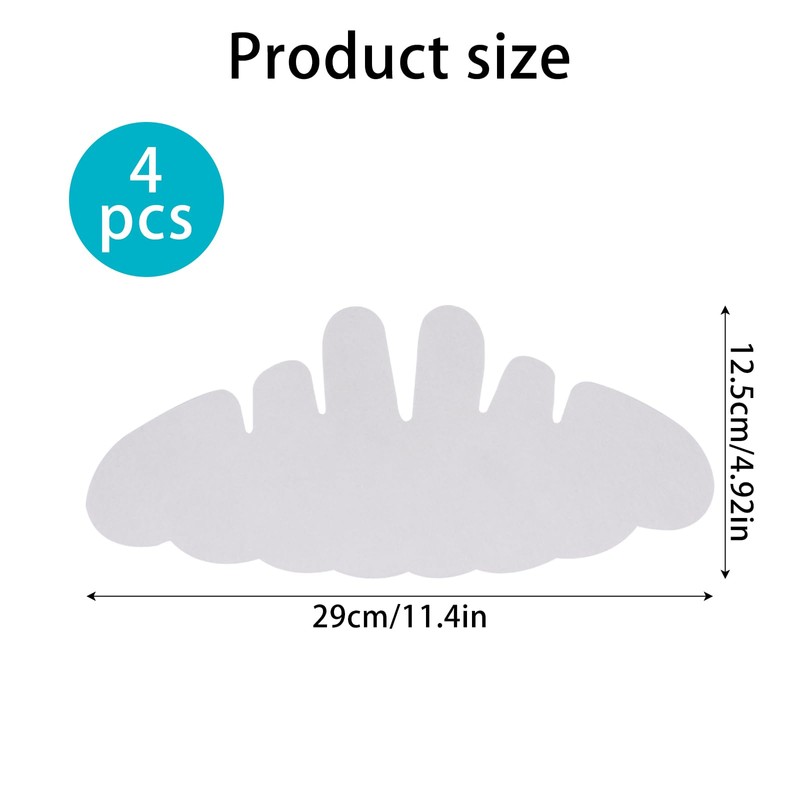 BENLIUDH 4pcs Hat Shaper Insert, Hat Sweat Liner to Keep