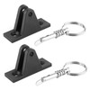 Pair Canopy Deck Hinge Boat Bimini Top Fitting W/Quick Release