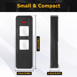 868MHz Remote Control Garage Door, 2 Channels Remote Control Compatible with Summer Loq2, for 4018V000 4/4015862001900/S10019-00001 Remote Control, Pack of 2