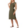 GRECERELLE Womens Summer Casual Loose Split Midi Sun Dress with