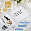 Humyoun Wedding Guest Book Letters to Bride 8.5x7 Inch,Blue,Classic