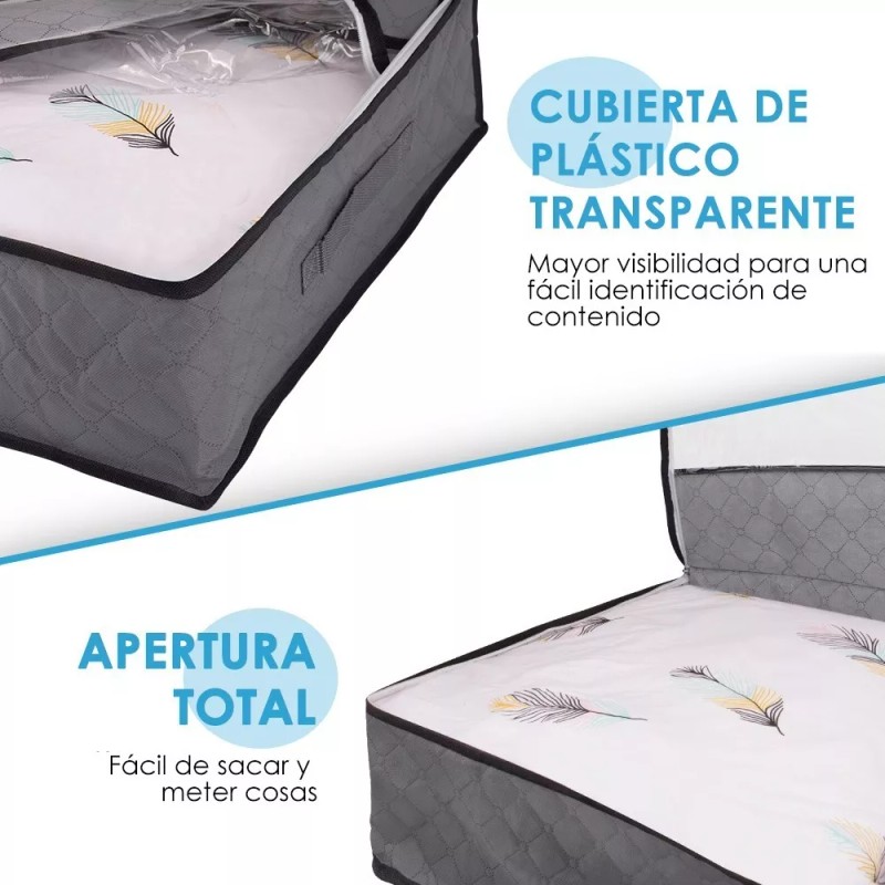 Bolsa De Almacenamiento Guardar Para Edredón Ropa Caja 2pzs