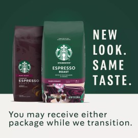 Starbucks Espresso Roast Ground Coffee 18 Ounce Intense Caramelly Sweet Blend