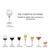 FOMANSH Wine Glass Rack Under Cabinet - Stemware Holder Metal