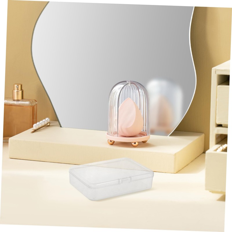 Operitacx 10pcs Small Plastic Storage Boxes Lids for Organizing Trading