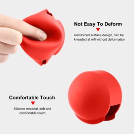 PULUZ Lens Cover for Insta360 X3 Invisible Dive Case, Insta 360 X4 Underwater Waterproof Diving Case Lens Cap Guard, Action Camera Accessories (Red)