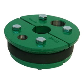 Merrill MFG 5" Cast Iron Well Seal, Cap, Split Top Plate, Single Drop 1in…