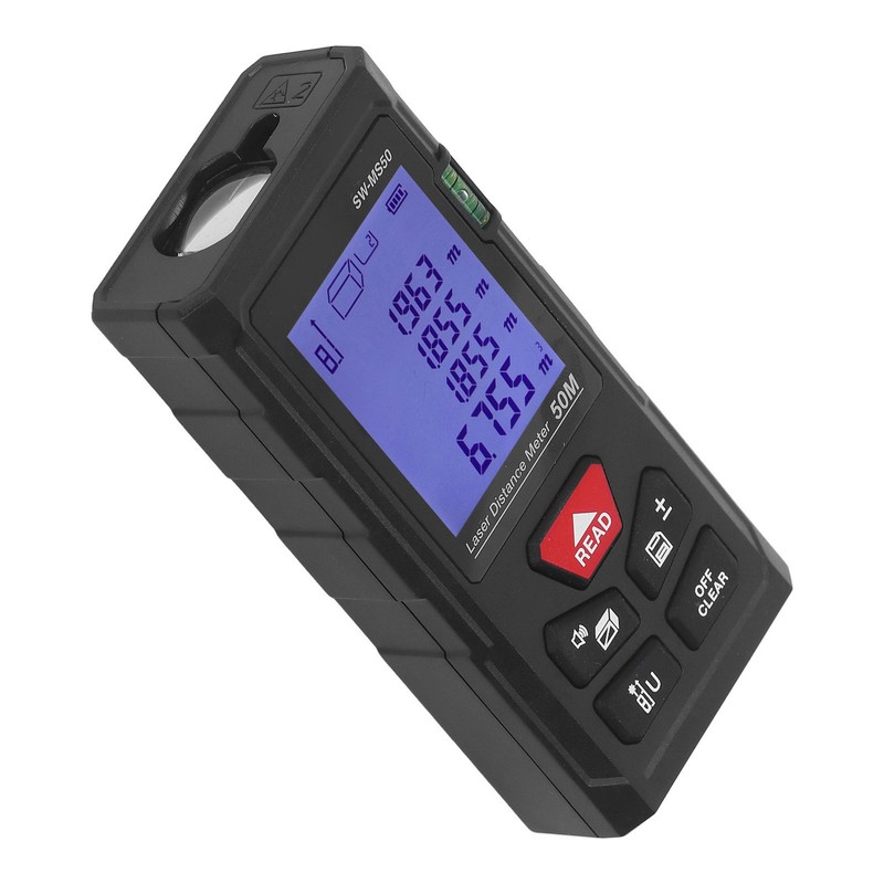 Laser Measure Distance Meter 50m Digital Display Tool for Construction