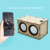 DIY Bluetooth Speaker Kit Stereo Surround Non Toxic Composite Wood