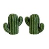 Hand-Painted Ceramic Cactus Salt and Pepper Set - Kitchen Dining