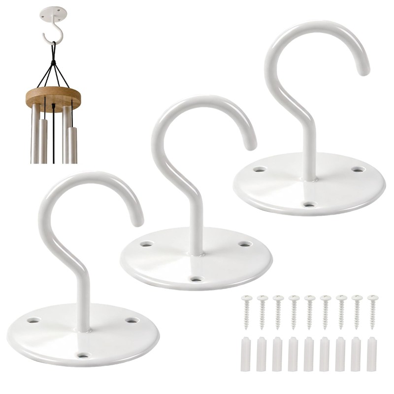 Ceiling Hooks for Hanging Plants, Heavy‑Duty Metal Ceiling Hooks