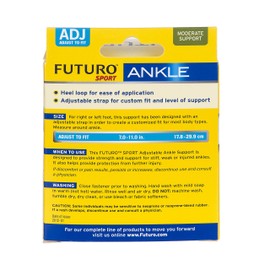 Futuro Sport Adjustable Ankle Support, Moderate Support