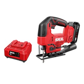 SKIL PWR CORE Brushless 20V Jig Saw Including 2.0Ah Battery and Charger- JS8290B-10