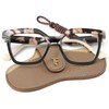 FancyFlower Square Reading Glasses for Women - Midnight Muse -