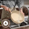 Kitchen Academy 12-Piece Induction Cookware Set, Nonstick Granite Pots and