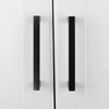 goldenwarm 5Pack Kitchen Cabinet Handle Black Cupboard Handle Kitchen Cupboard