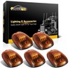 Partsam 5pcs 16LED Amber Cab Light Top Roof Running Clearance