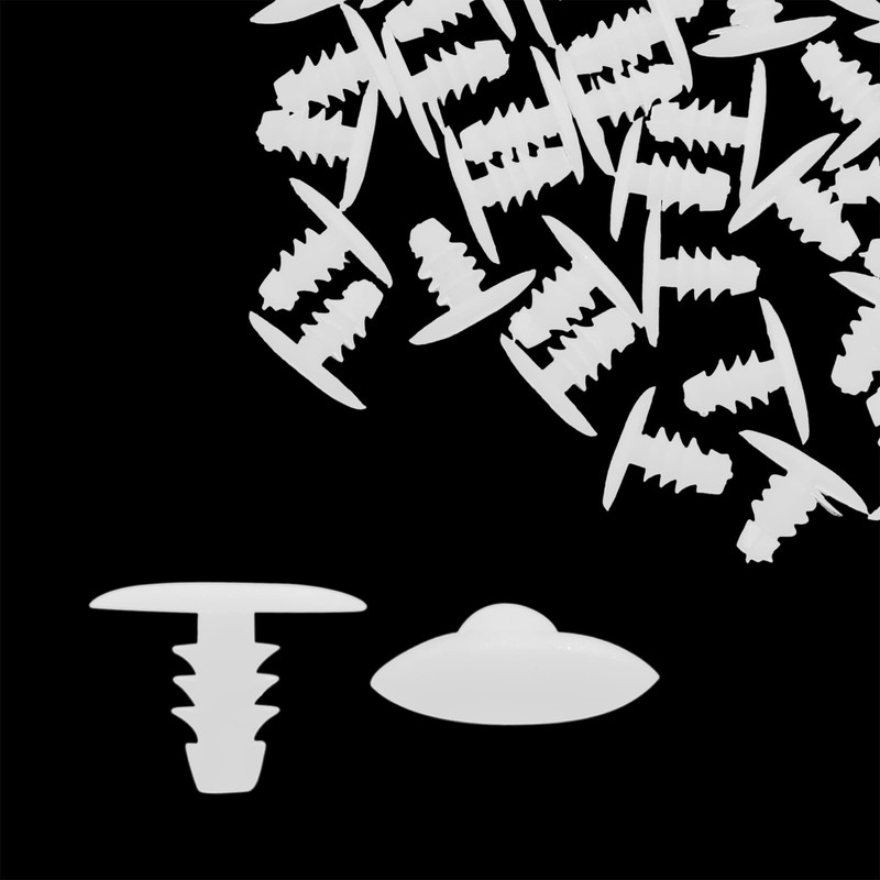 sourcing map Car Mudguard Plastic Rivets Bumper Fixing Holder 5