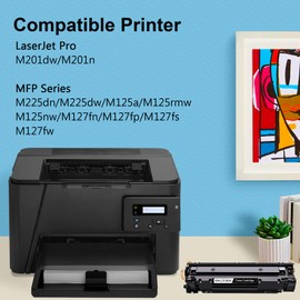 83A Black Toner Cartridges (2-Pack) Compatible Replacement for HP 83A CF283A Toner Cartridge Compatible with Laser Pro M125 M127 M201 M225 Series Printer