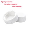 Qrity 2 Pack Pipe Fitting Cap, 20mm (1/2") White Female