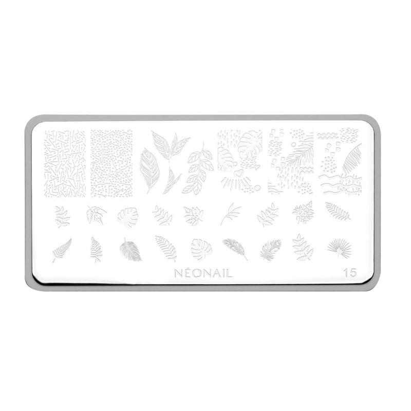 Neonail Stamping Plate No. 15 - Pattern 25