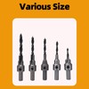 YaaYii Adjustable Multi-Step Countersink for Confirmat Screw Two-Piece Drill Bit