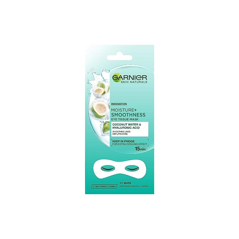 Garnier, Skin Naturals Innovation Moisture + Smoothness Eye Tissue Mask