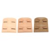 3Pcs Eyelash Practice Mannequin Head Double Layer Lash Mannequin Head