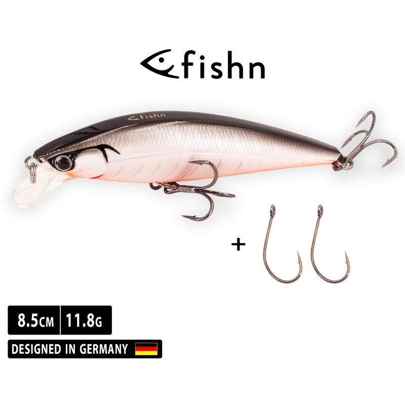 FISHN Grumpy Puncher Wobbler, Floating, Weight: 11.8 g, Length: 8.5
