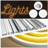 TOP-VIGOR 30Pcs LED Strip Light Clips, Mounting Bracket Fixing Clips