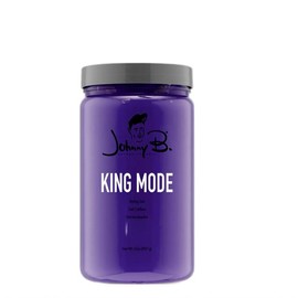 Johnny B King Mode F Styling Hair Gel 32oz Comfortable Haircare with Suede and Citrus Scent Anti-Frizz Shine Level 8/10