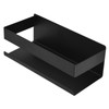 Single Tier Spice Rack 15kg Bearing Capacity Corrosion Resistant Black