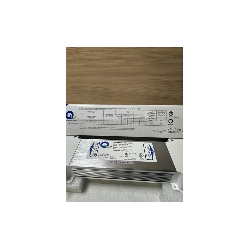 Q-Tran iQ-PH-80-120/24 LED Dimmable LED Driver ~ 80W at 24VDC